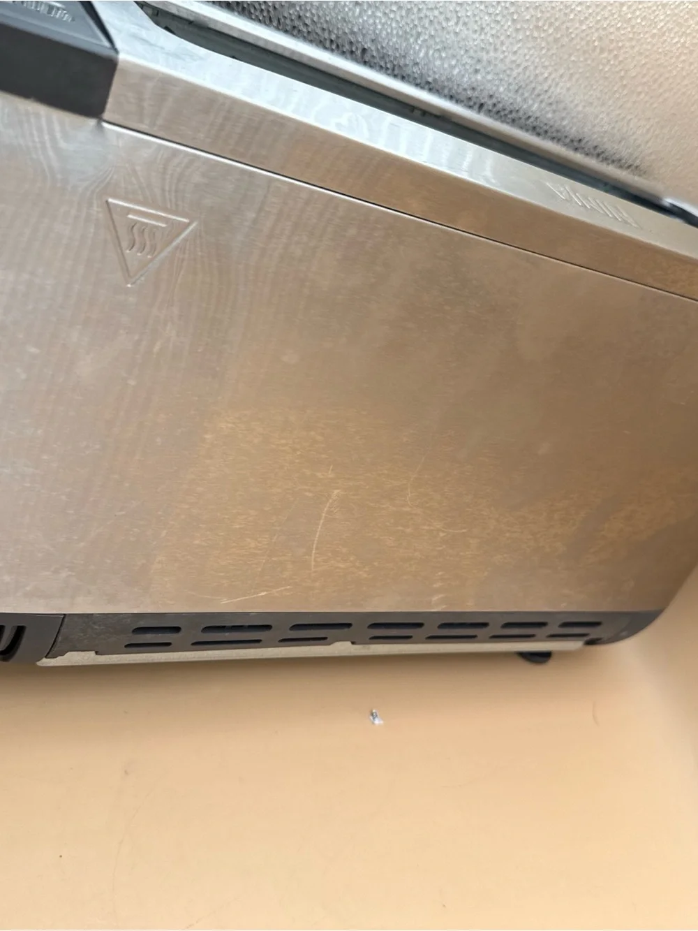 Ninja Long Slot Toaster in Brushed Steel with Black Accents